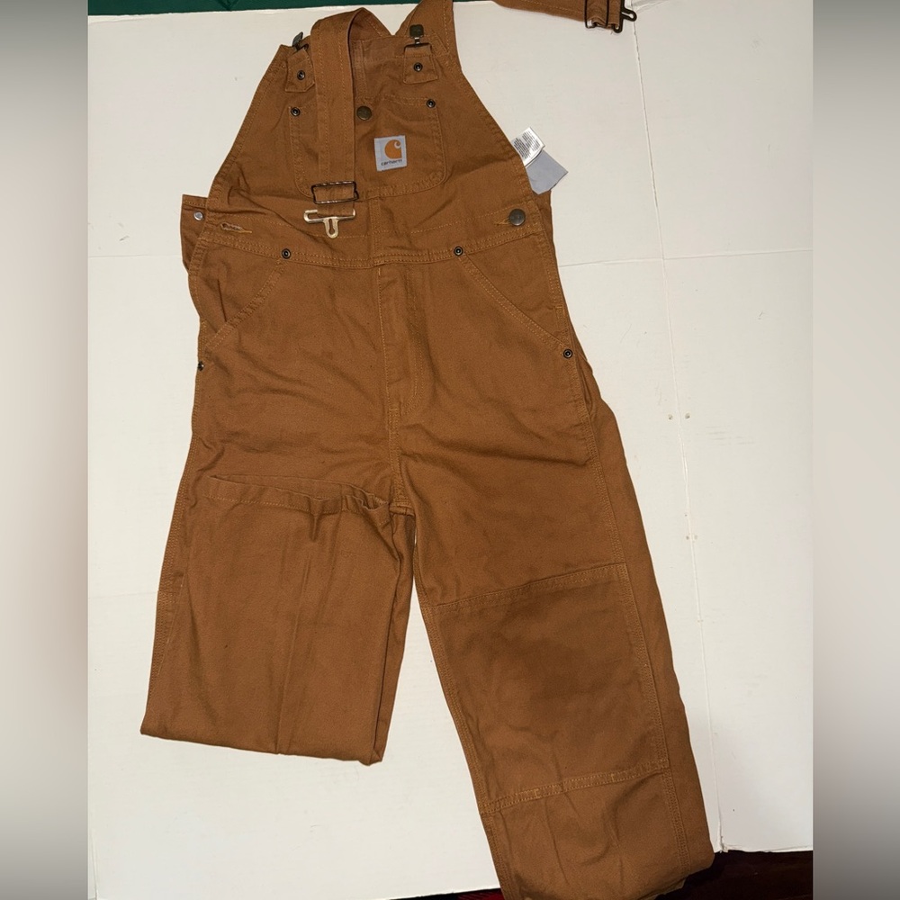 Boys Carhartt overalls size 7